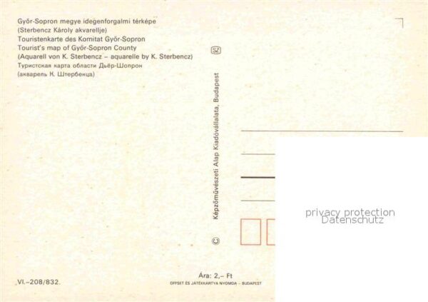 Gyor Touristenkarte – Bild 2