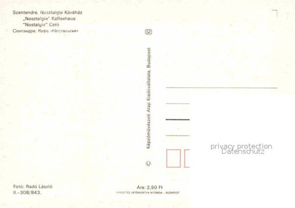 Szentendre Nostalgie Kaffeehaus – Bild 2