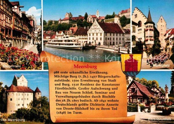 Meersburg Bodensee Steigstraße Meersburg Bärenbrunnen Mark