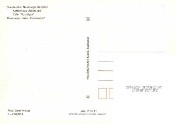 Szentendre Kaffeehaus Nostalgie – Bild 2