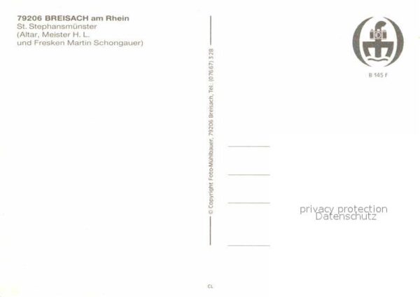 Breisach Rhein Sankt Stephansmünster Fährschiff – Bild 2