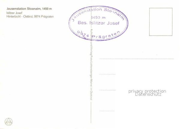 Hinterbichl Praegraten Jausenstation Stoanalm – Bild 2