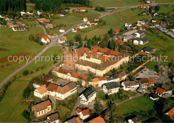 St Peter Schwarzwald Kloster Kirche Luftaufnahme