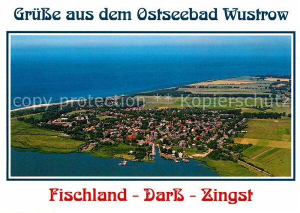 Wustrow Ostseebad Fischland Darß Zingst Luftbild