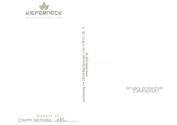 Bad Bevensen Kieferneck Hotel Restaurant Cafe – Bild 2