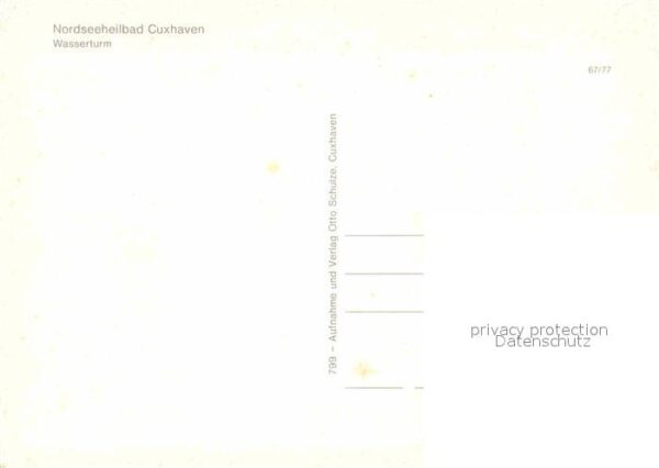 Cuxhaven Nordseebad Wasserturm – Bild 2