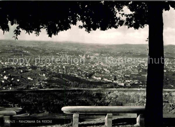 Firenze Florenz Panorama da Fiesole