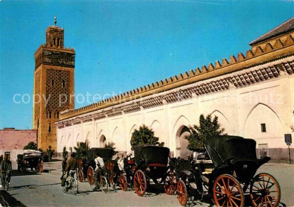 Marrakech Marrakesch Maroc Pittoresque Moschee