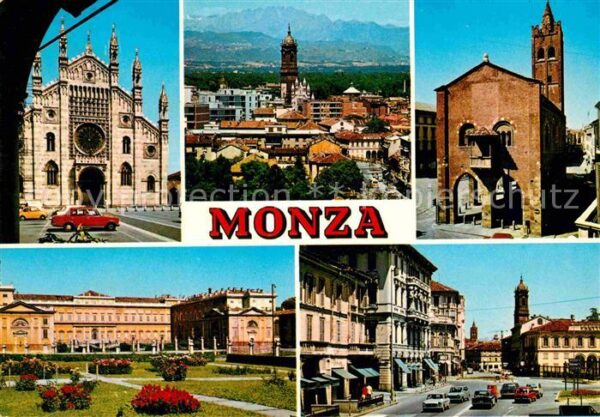 Monza Dom Villa Reale Stadtansichten