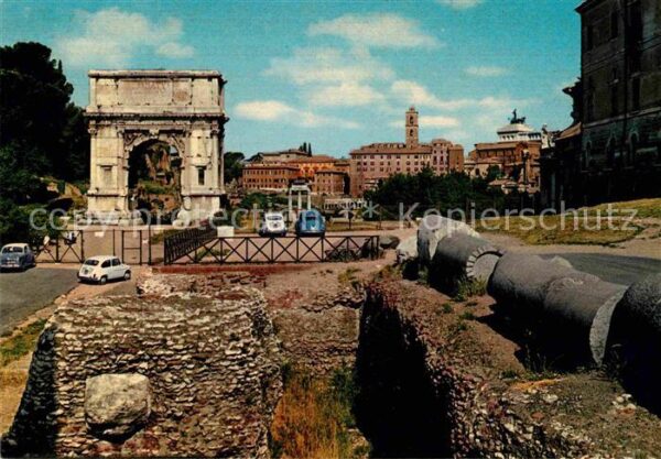 Roma Rom Triumphbogen Titus Trümer Tempel Venus
