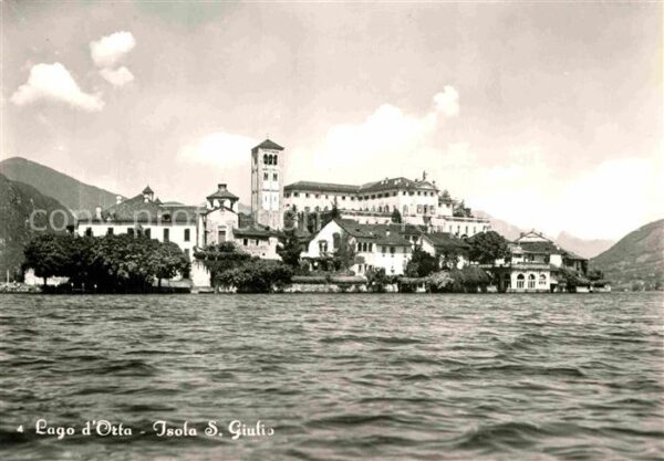 Isola San Giulio Lago di Orta Panorama