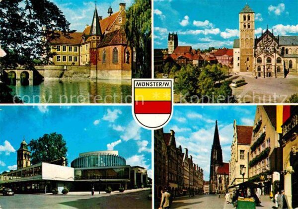 Muenster Westfalen Rathaus Prinzipalmarkt Lambertikirche T
