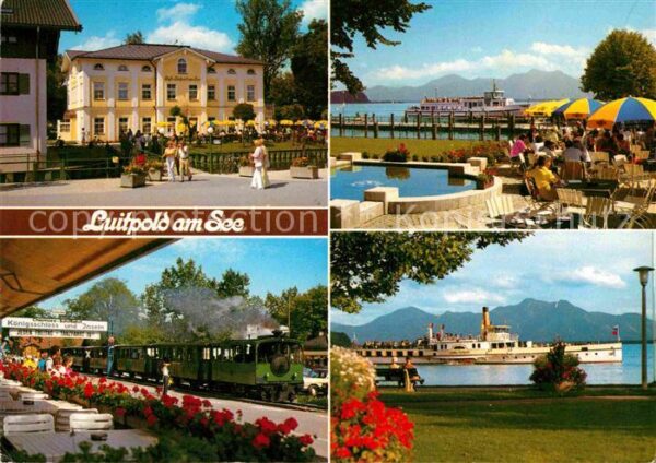 Prien Chiemsee Luitpold am See Cafe Weinstube Hotel Pa