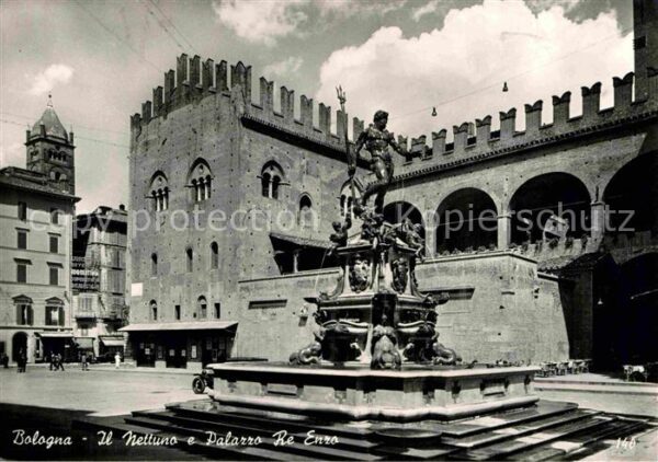 Bologna Königspalast Enzlo Neptunbrunnen