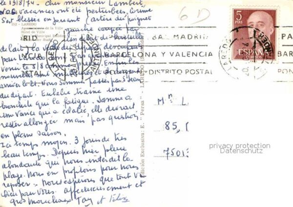 Laredo Spanien Rathaus Nachtaufnahme – Bild 2