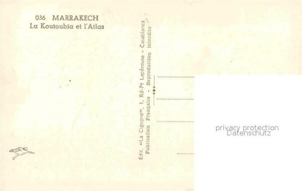Marrakech Marrakesch La Koutoubia et L_Atlas – Bild 2