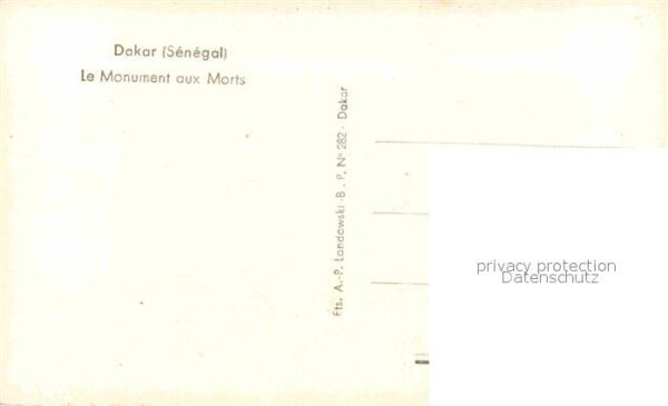 Dakar Monument aux Morts – Bild 2