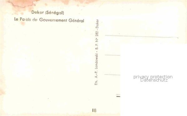 Dakar Palais du Gouvernement General – Bild 2