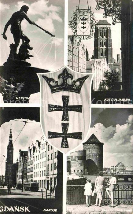 Gdansk Neptun Rathaus Kirchenpartie