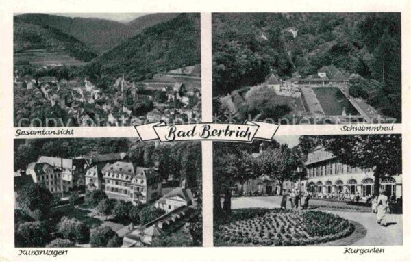 Bad Bertrich Fliegeraufnahmen mit Schwimmbad Kurgart