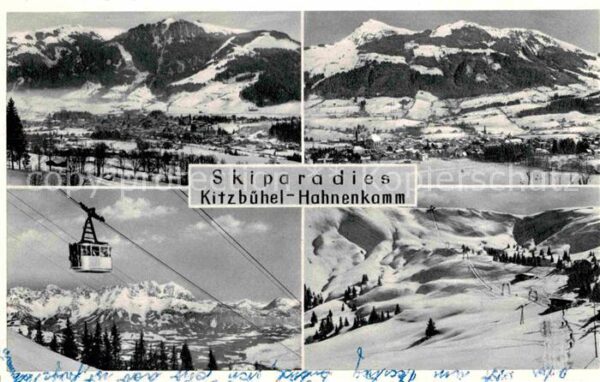 Kitzbuehel Tirol Skigebiet Hahnenkamm Seilbahn