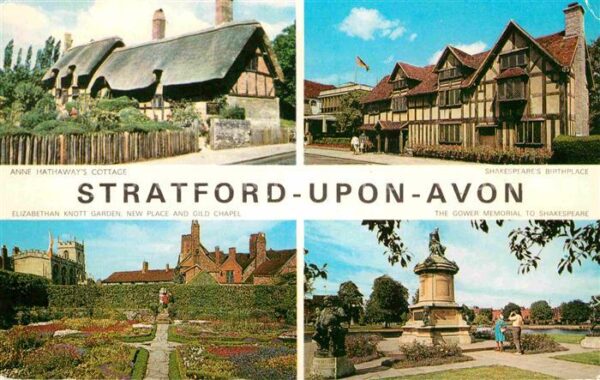 Stratford-Upon-Avon Shakespears Birthplace Anne Hathaways C