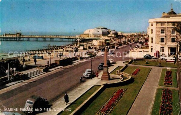 Worthing West Sussex Marine Parade and Pier