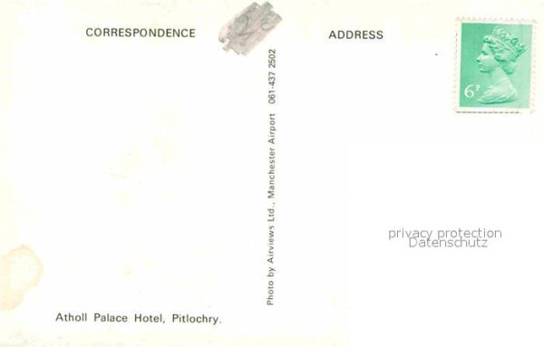 Pitlochry Fliegeraufnahme Atholl Palace Hotel – Bild 2