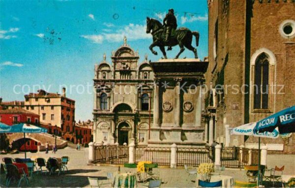 Venezia Venedig Monumento al Colleoni