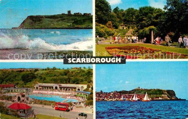 Scarborough UK Freibad Parkanlage