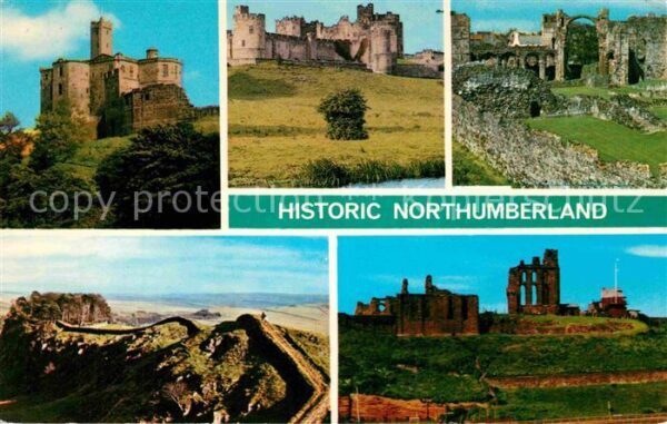 Northumberland Heath Warkworth-Castle Alnick-Castle
