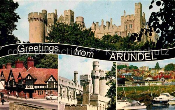 Arundel Hafen Schloss