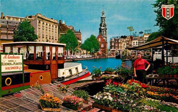Amsterdam Niederlande Bloemenmarkt Singel