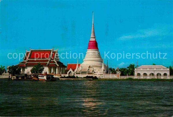 Thailand Island Temple Chao phya River