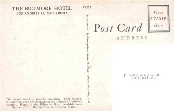 Los Angeles California Biltmore Hotel – Bild 2