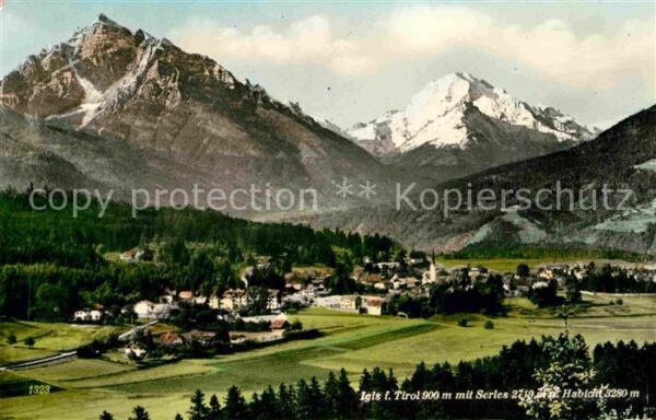 Igls Tirol mit Serles Habicht