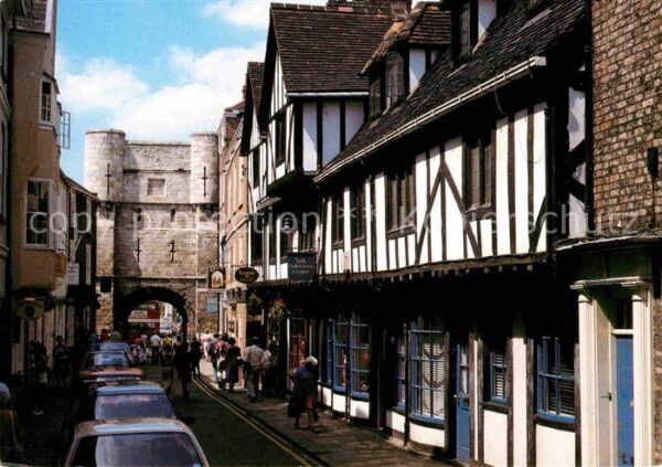 York UK High Petergate and Bootham Bar