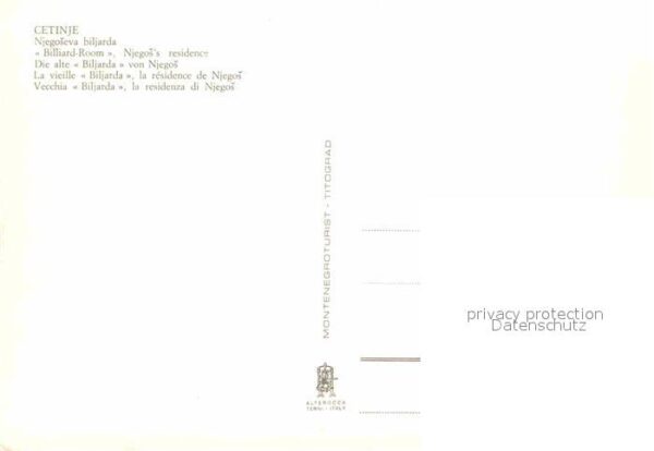 Cetinje Vecchia Biljarda – Bild 2