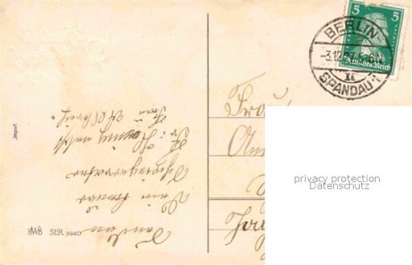 Geburtstag Veilchen Litho – Bild 2