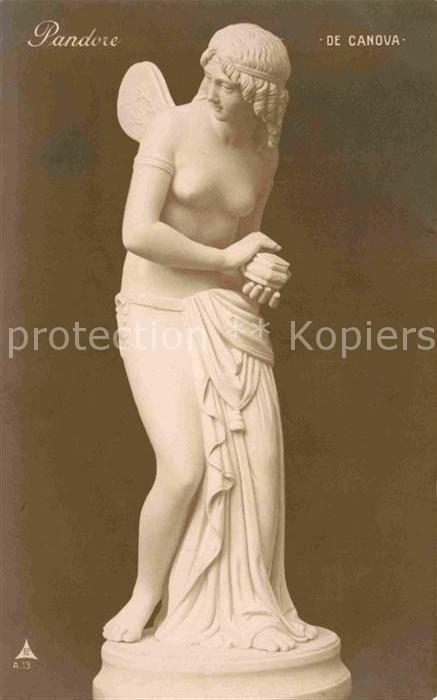 Skulpturen Pandore de Canova
