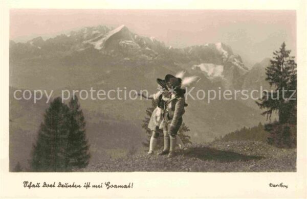 Kinder Child Enfants Trachten Hut Dirndl Foto-Max-Stoess-Nr.