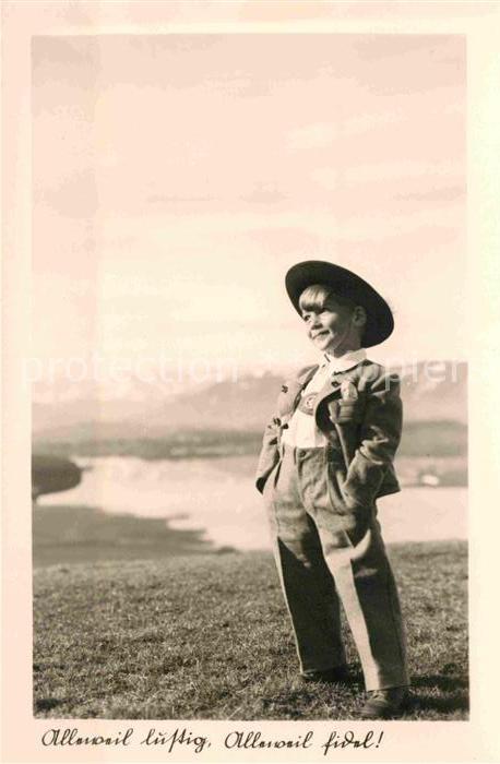 Kinder Child Enfants Tracht Hut Foto-Max-Stoess-Nr. 202