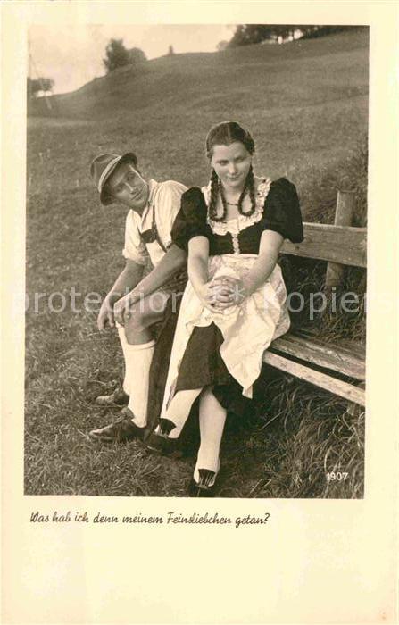 Foto PH Nr. 1907 Paar Trachten