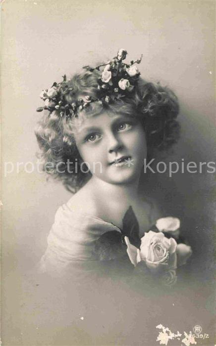 Foto RPH Nr. 1639/2 Kind Mädchen Rosen