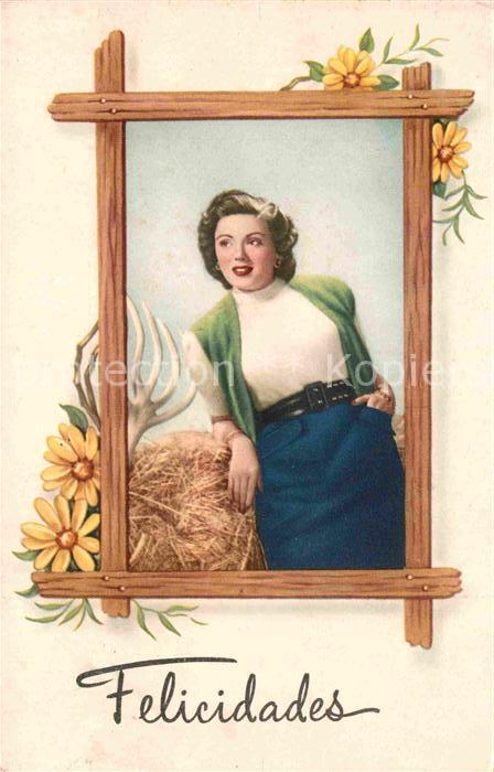 Glueckwunsch Frau Mode Blumen