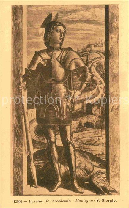 Kuenstlerkarte Alte Kuenstler Andrea Mantegna S. Giorgio
