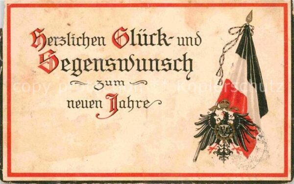 Neujahr Schwarz-Weiss-Rot