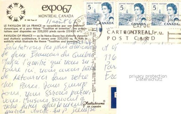 Exposition Universelle Internationale Mo Pavillon de la France – Bild 2