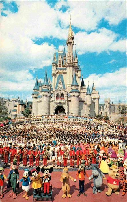 Walt Disney World Cinderella Castle Mickey Mouse Minnie D
