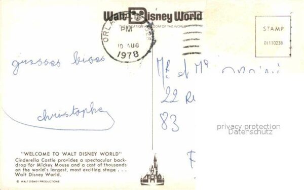 Walt Disney World Cinderella Castle Mickey Mouse Minnie D – Bild 2